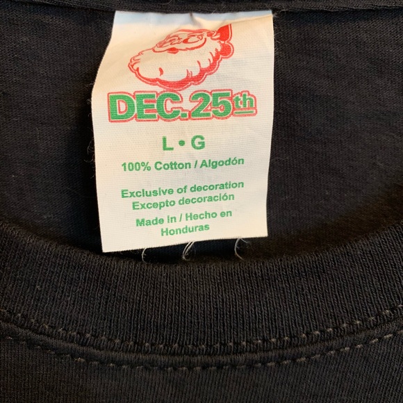 Men’s Funny Christmas T-shirt L Cats Prrrresents - Picture 5 of 5